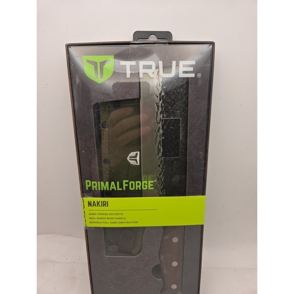 True Primal Forge Nakiri Monzo Real Wood Full Tang Canvas Sheath TRU-FXK-008 - Picture 1 of 6